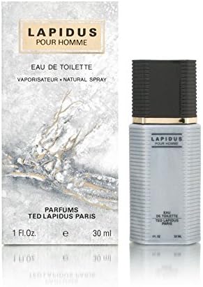 Ted Lapidus Lapidus Gris Eau de Toilette Homme Élégante, Parfum Boisé Aromatique Durable
