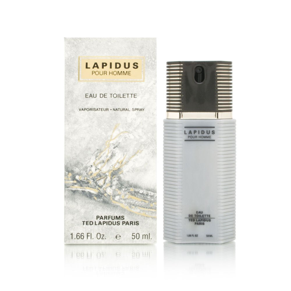 Ted Lapidus Lapidus Gris Eau de Toilette Homme Élégante, Parfum Boisé Aromatique Durable