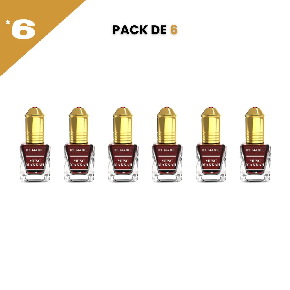 El Nabil - Musc Makkah - Parfum Concentré Sans Alcool 12*5Ml