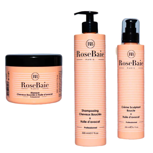 Rosebaie - Trio Huile D'Avocat Et Cheveux Bouclés